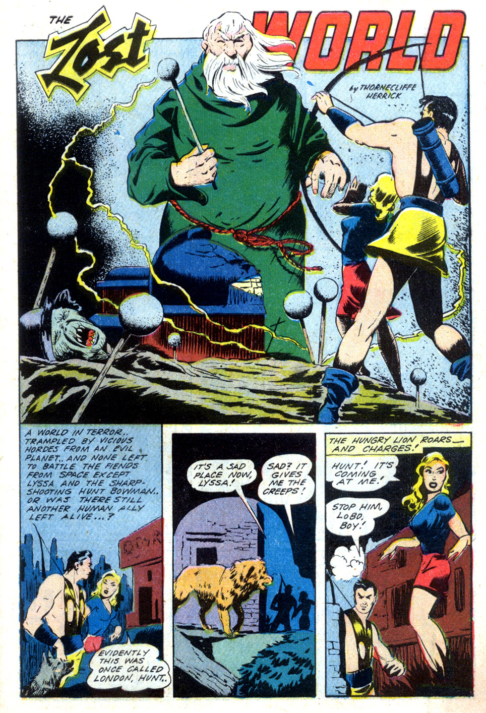 Planet Comics #32 (Fiction House), page 3. Public domain (US).