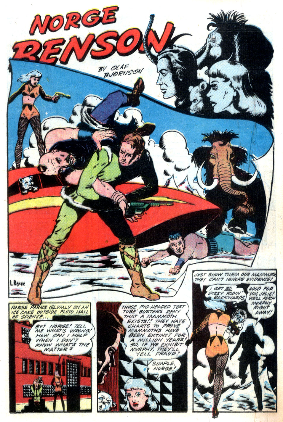 Planet Comics #32 (Fiction House), page 21. Public domain (US).