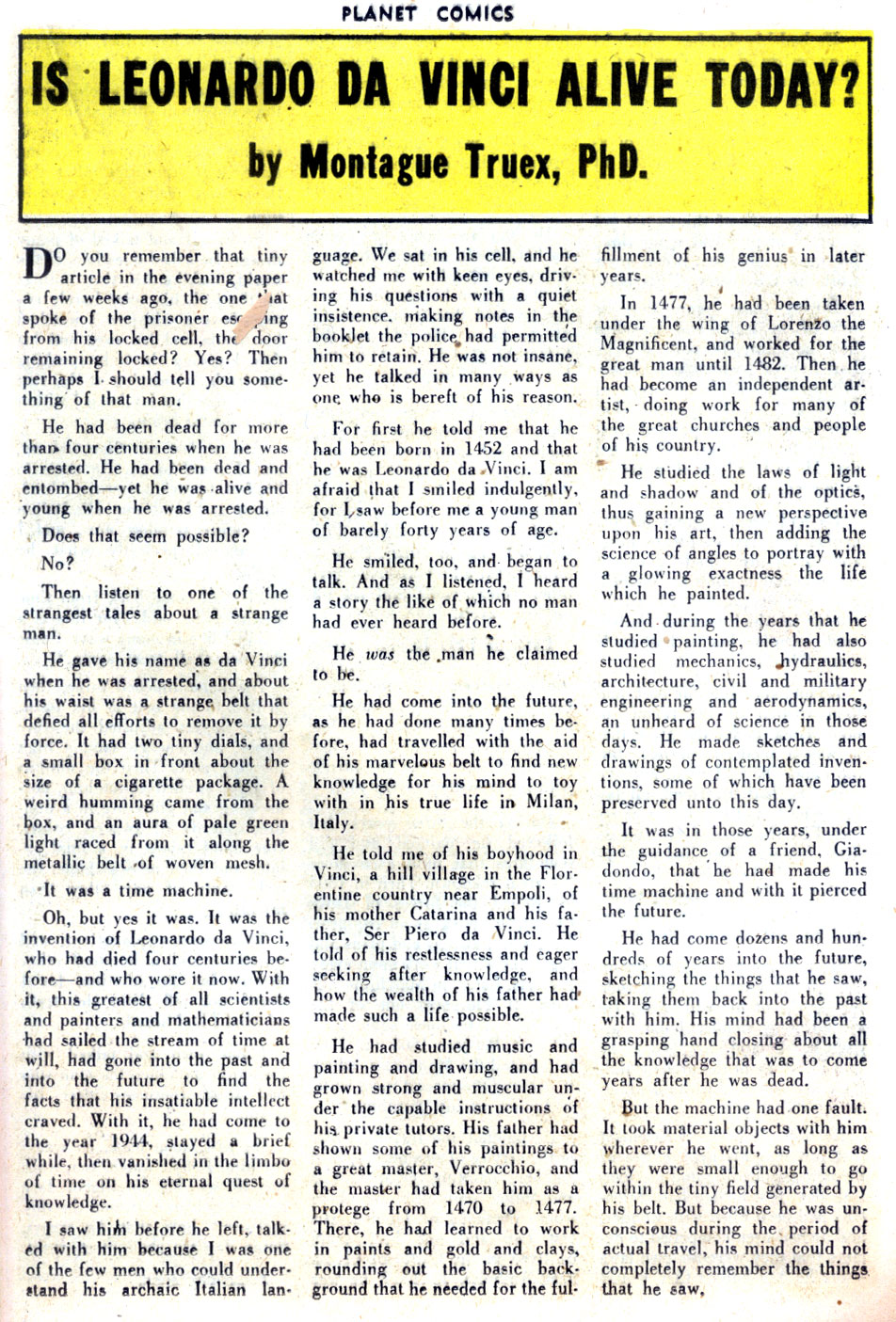 Planet Comics #32 (Fiction House), page 33. Public domain (US).