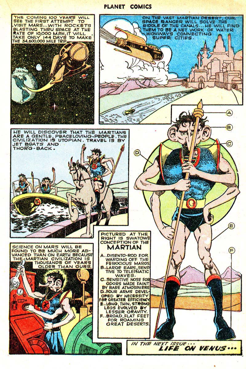 Planet Comics #33 (Fiction House), page 35. Public domain (US).