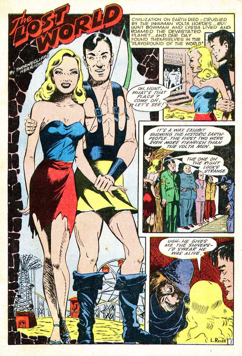 Planet Comics #35 (Fiction House), page 3. Public domain (US).