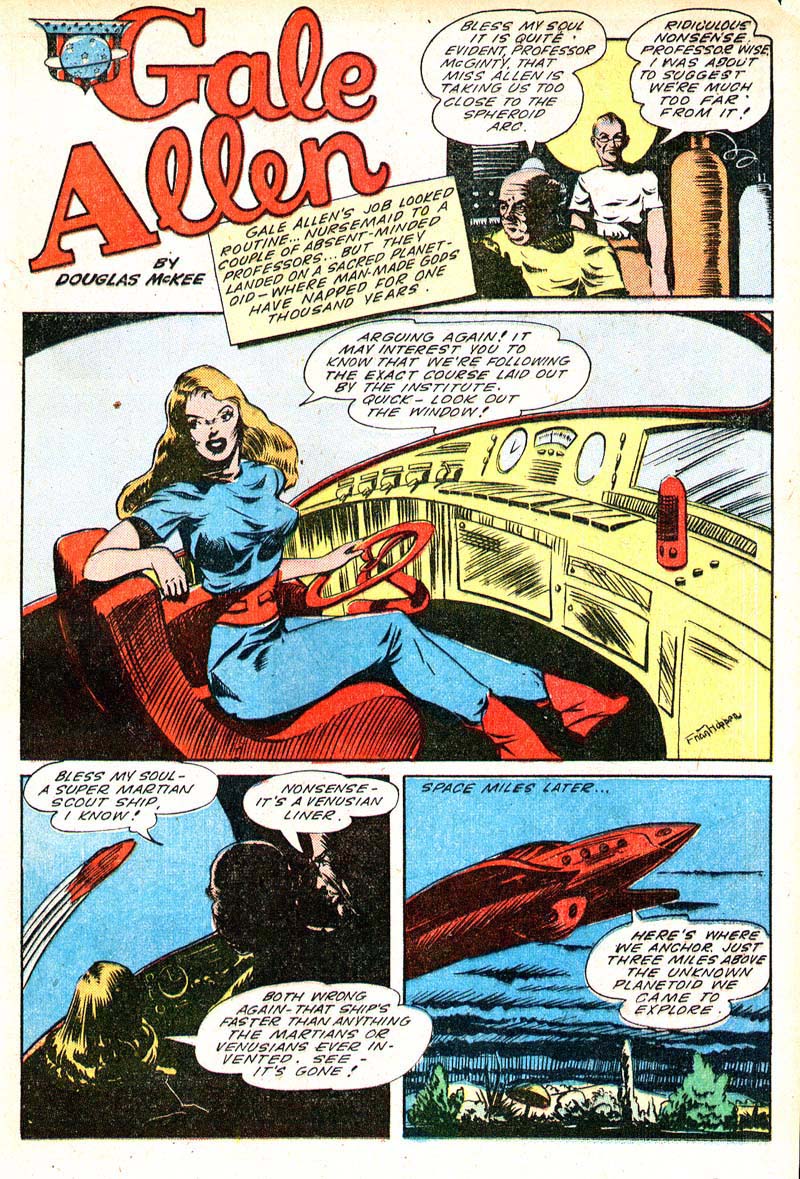 Planet Comics #35 (Fiction House), page 23. Public domain (US).