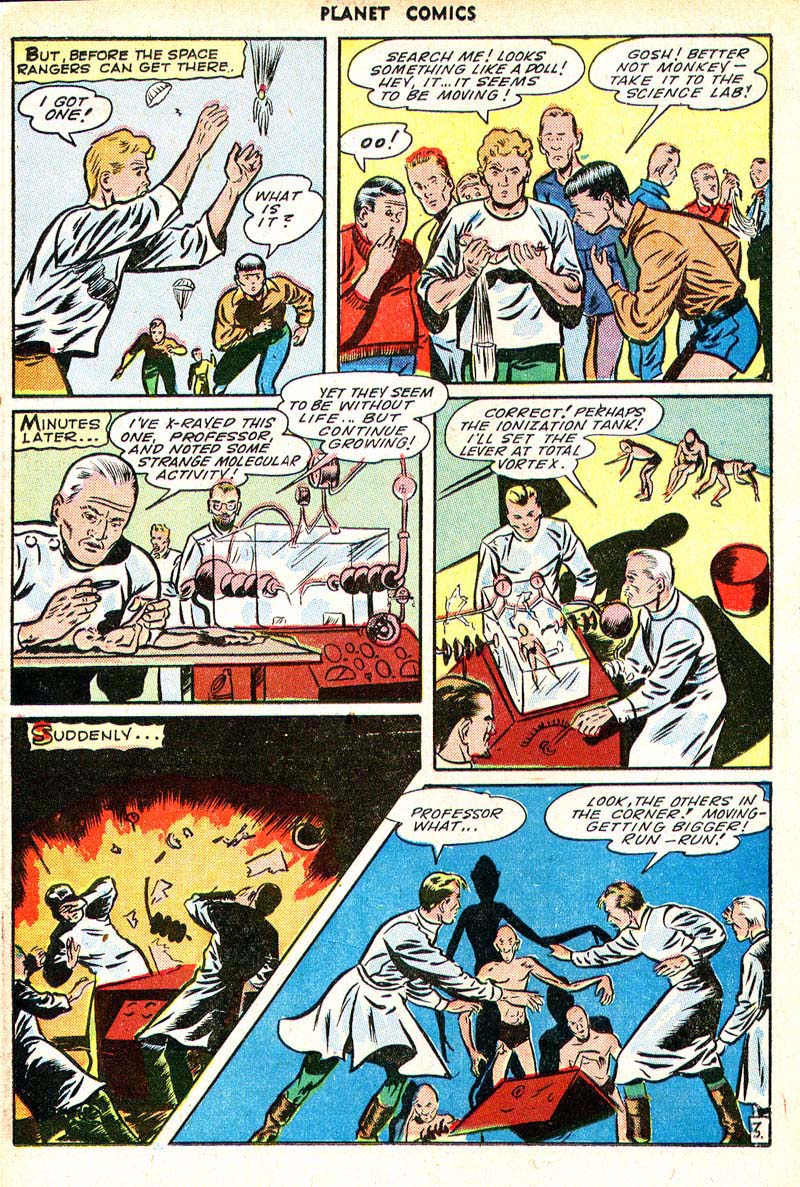 Planet Comics #35 (Fiction House), page 34. Public domain (US).