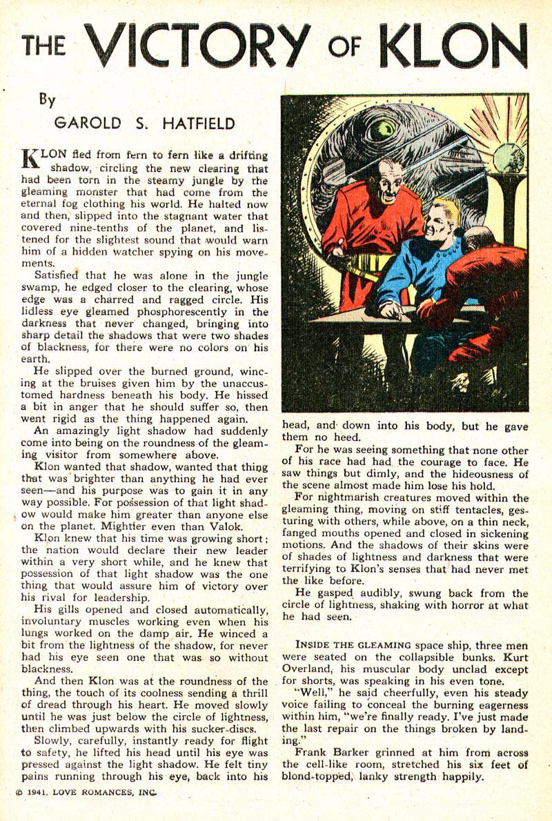 Planet Comics #35 (Fiction House), page 40. Public domain (US).