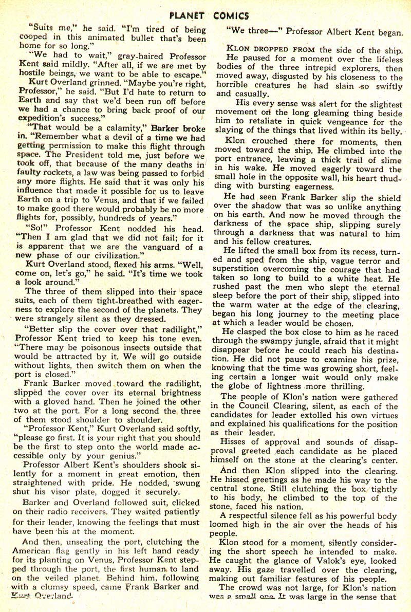 Planet Comics #35 (Fiction House), page 41. Public domain (US).