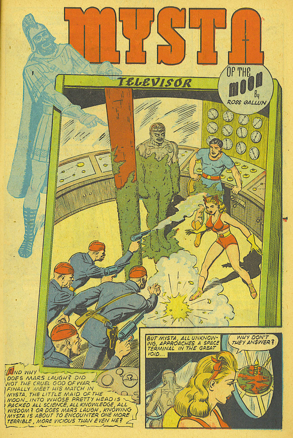 Planet Comics #36 (Fiction House), page 14. Public domain (US).