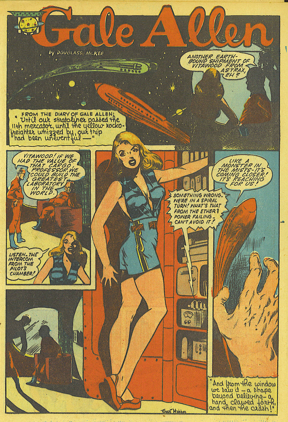 Planet Comics #36 (Fiction House), page 24. Public domain (US).