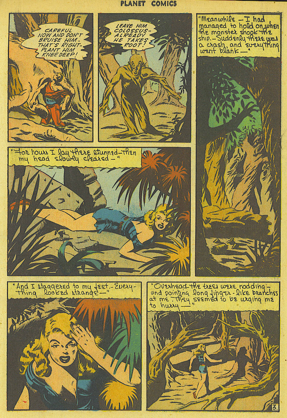 Planet Comics #36 (Fiction House), page 26. Public domain (US).