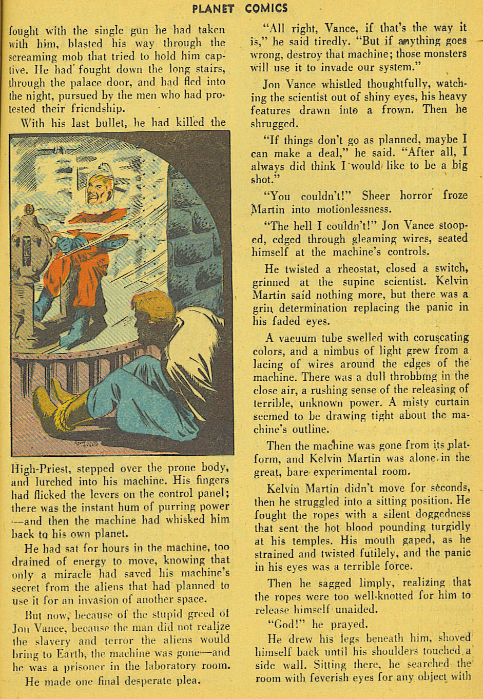 Planet Comics #36 (Fiction House), page 32. Public domain (US).