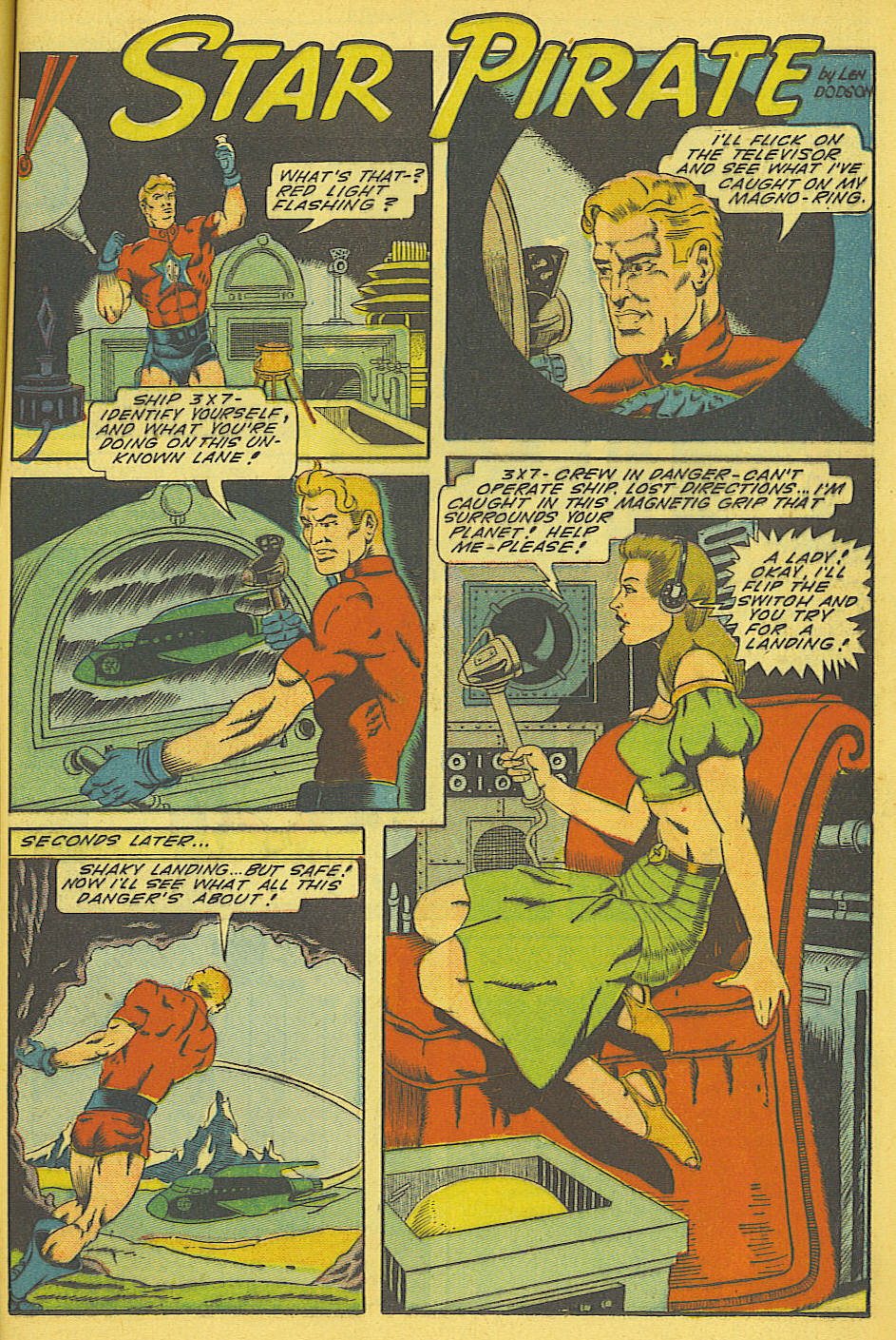 Planet Comics #36 (Fiction House), page 34. Public domain (US).