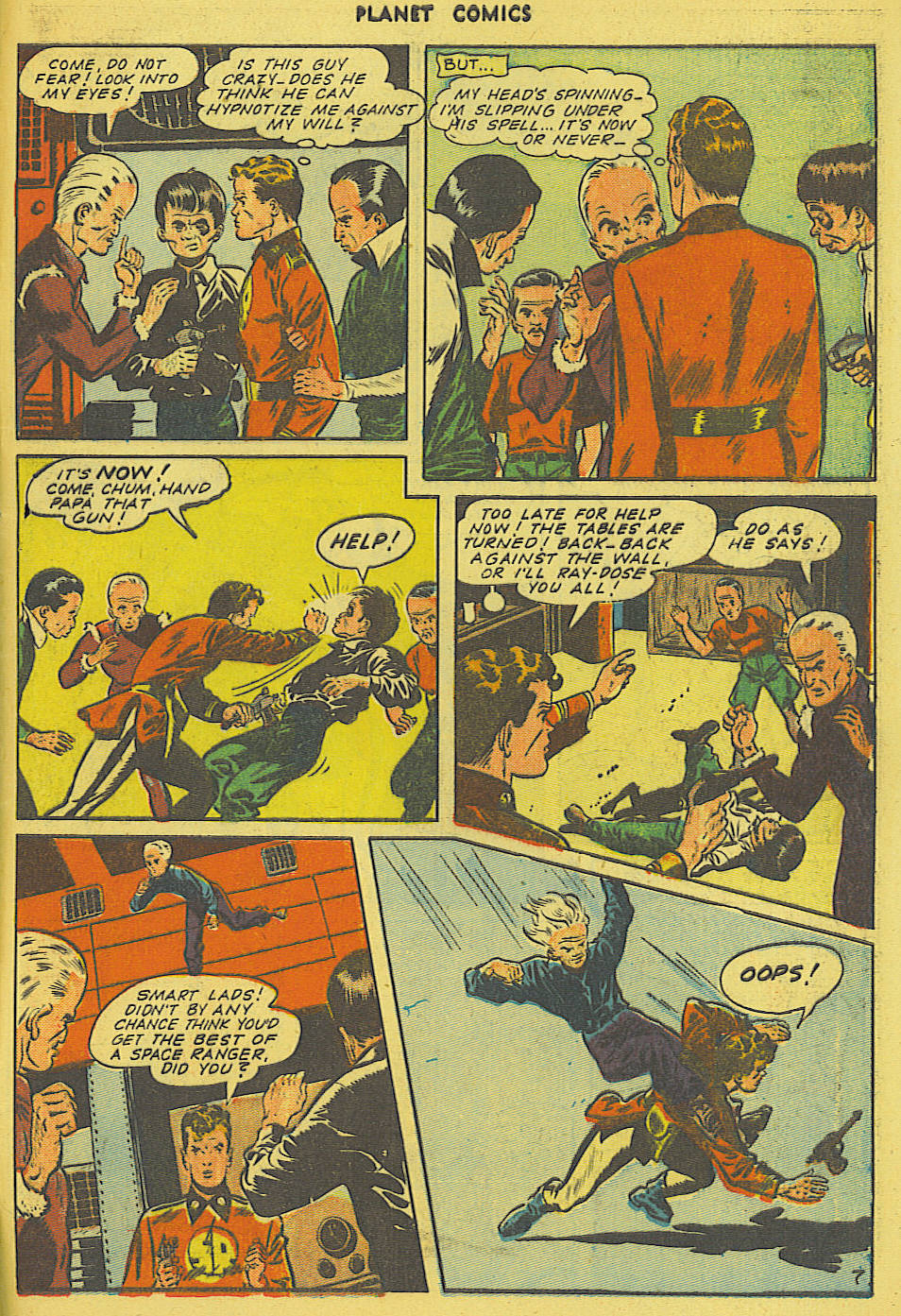 Planet Comics #36 (Fiction House), page 48. Public domain (US).