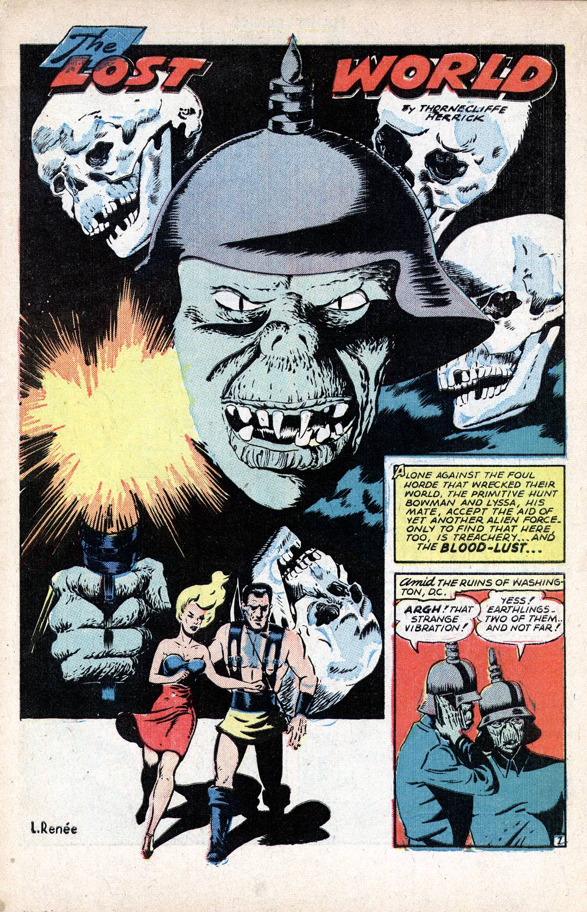 Planet Comics #37 (Fiction House), page 3. Public domain (US).
