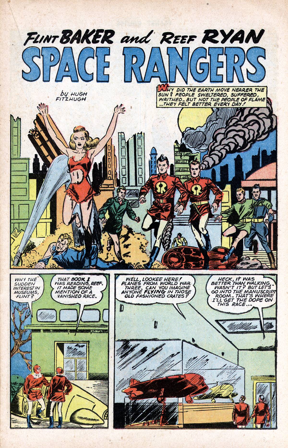 Planet Comics #37 (Fiction House), page 29. Public domain (US).