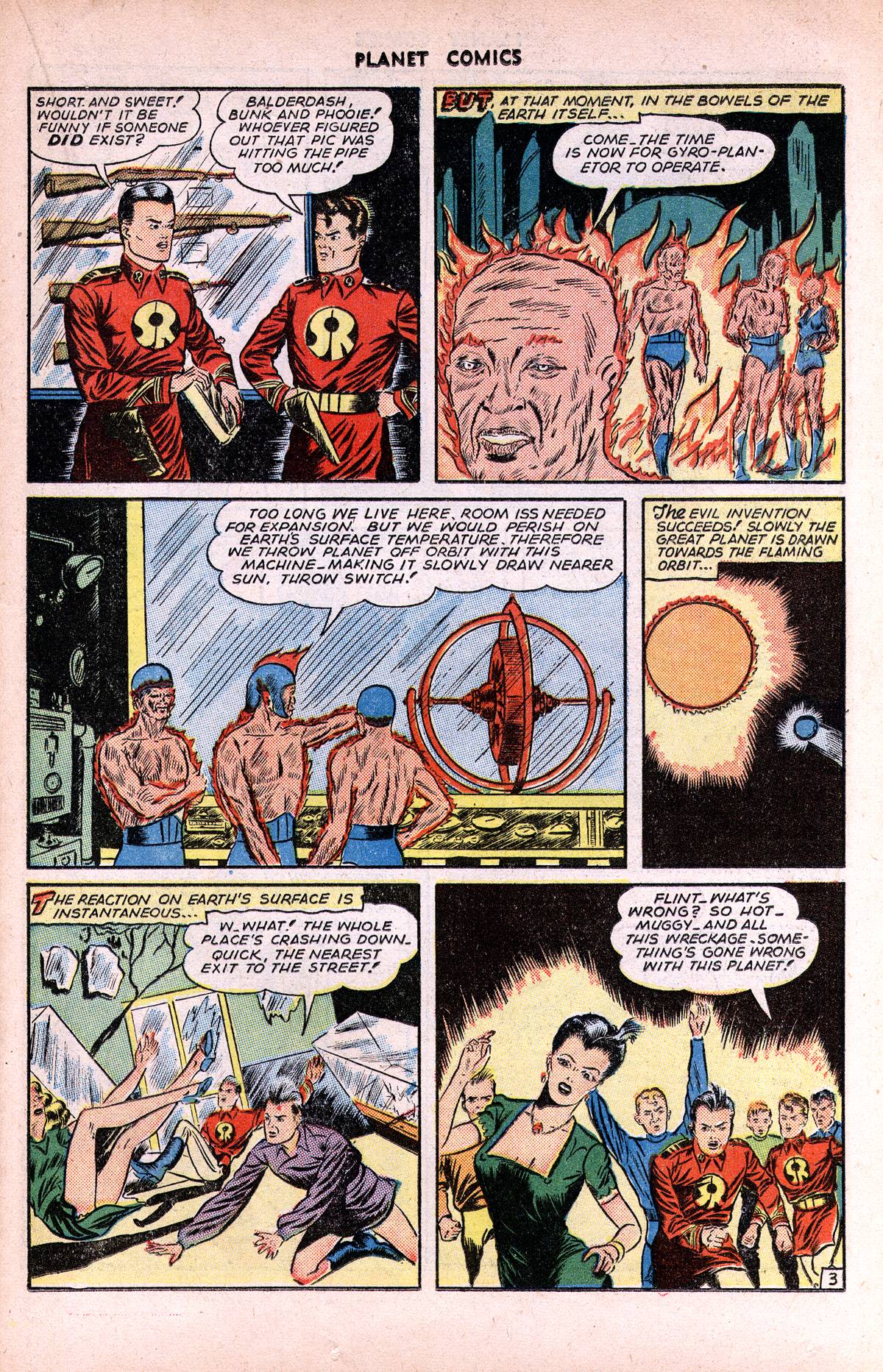Planet Comics #37 (Fiction House), page 31. Public domain (US).