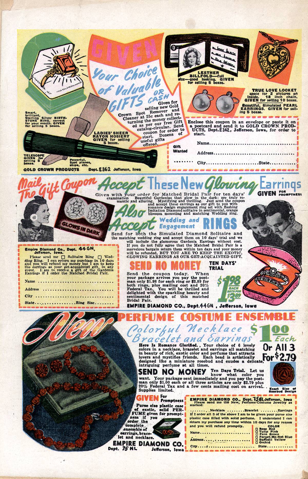 Planet Comics #37 (Fiction House), page 52. Public domain (US).