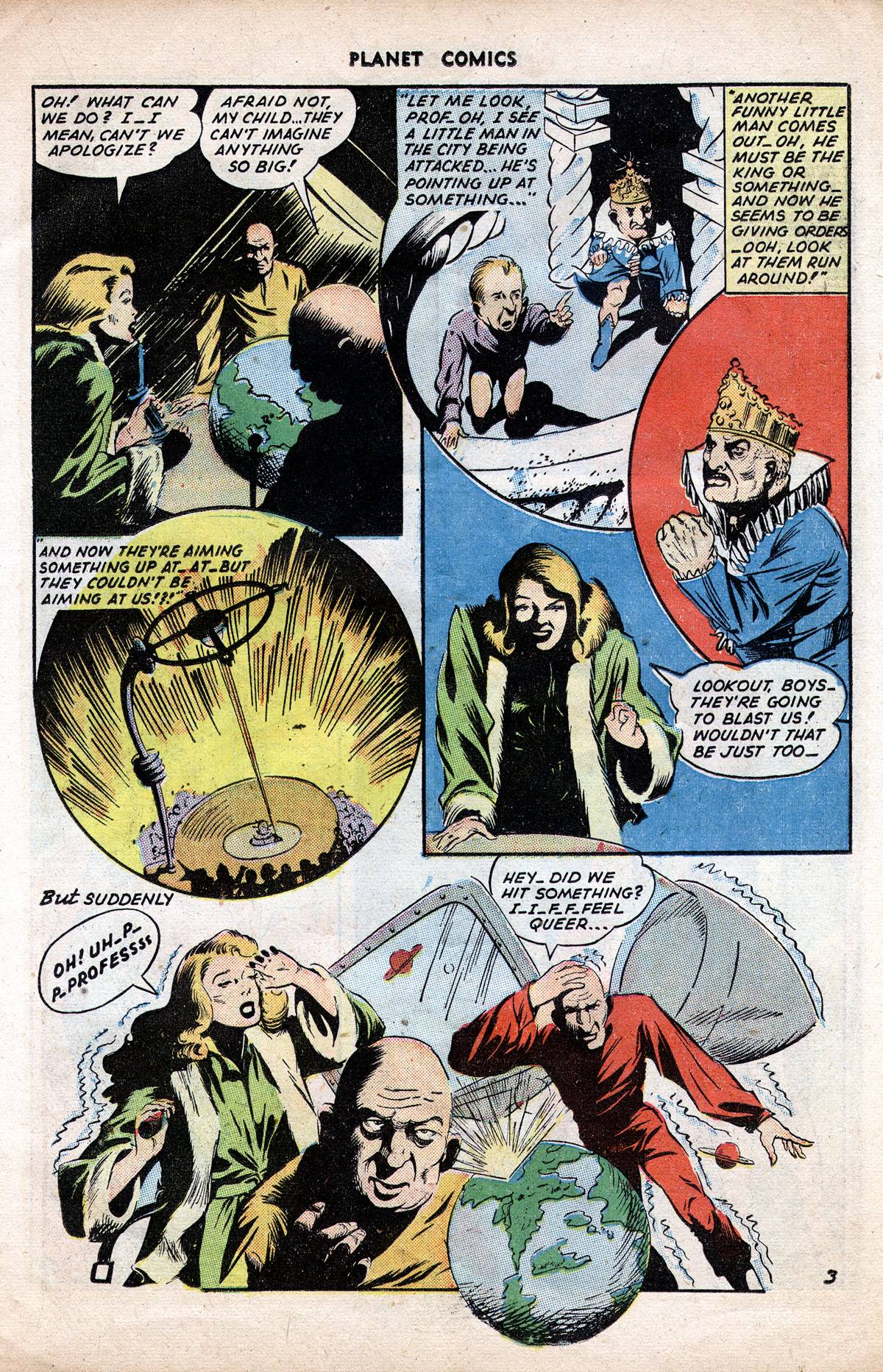 Planet Comics #38 (Fiction House), page 15. Public domain (US).