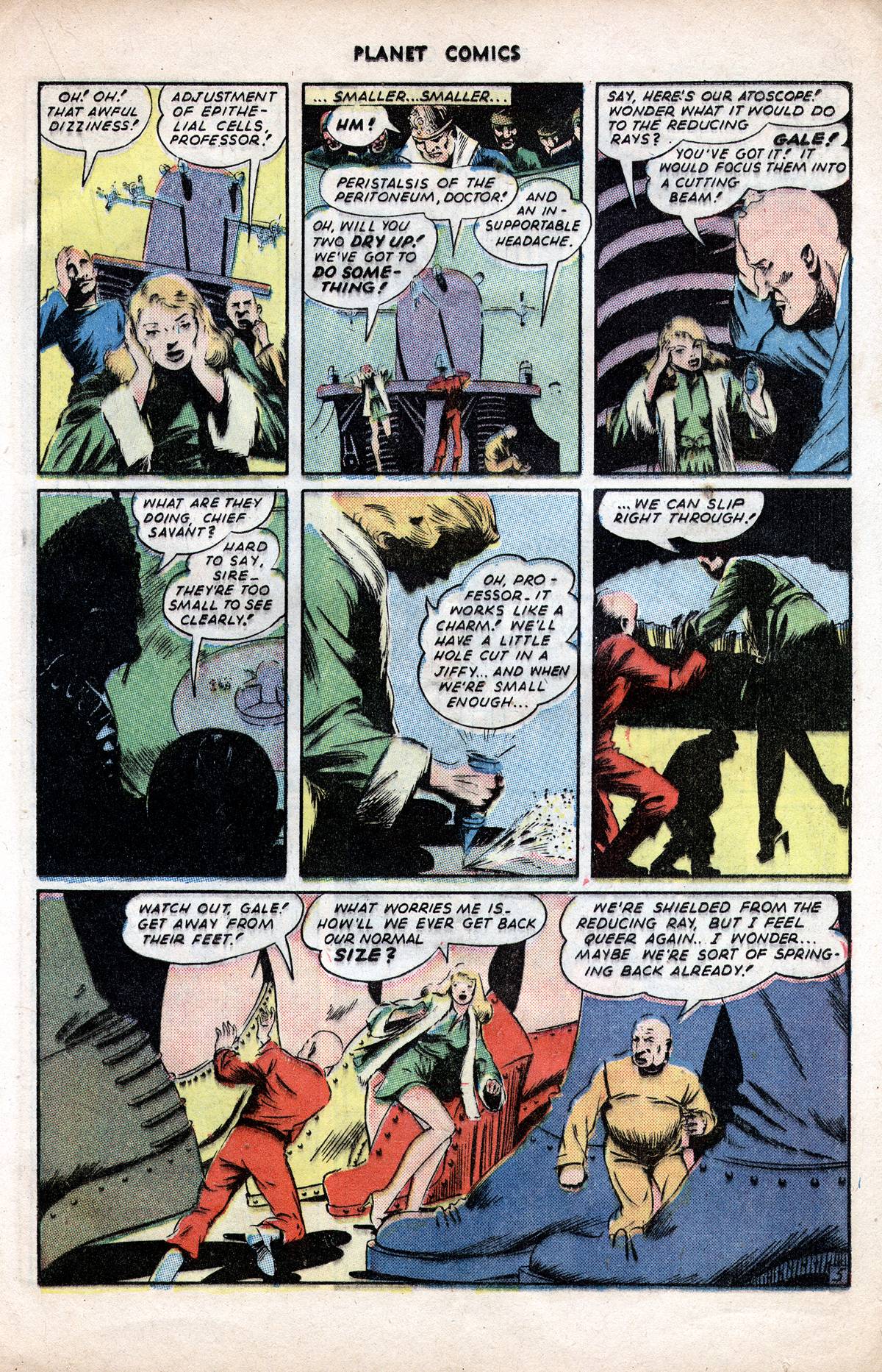Planet Comics #38 (Fiction House), page 17. Public domain (US).