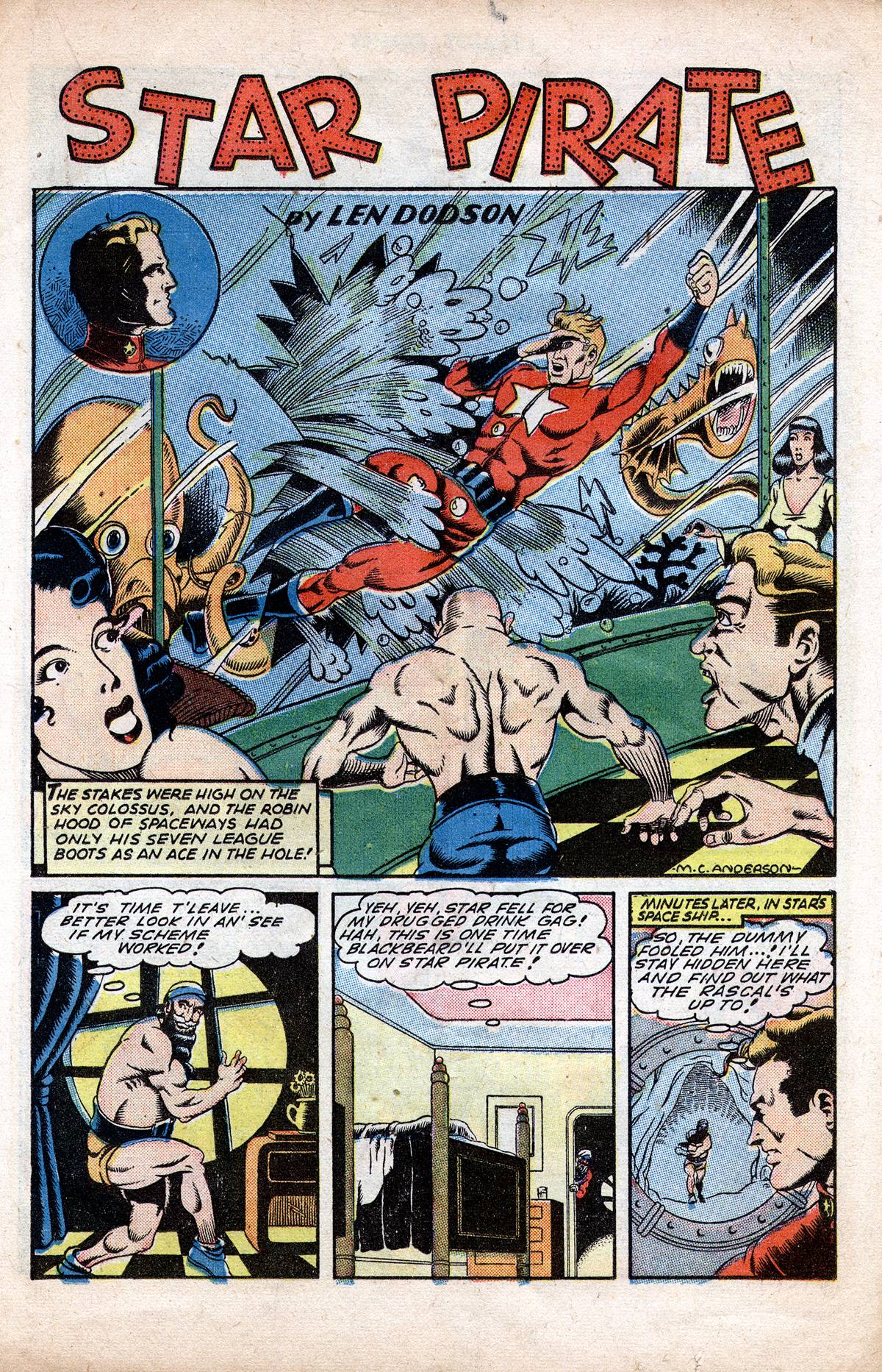 Planet Comics #38 (Fiction House), page 19. Public domain (US).
