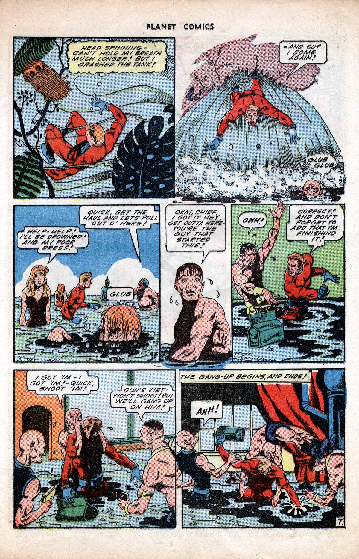 Planet Comics #38 (Fiction House), page 25. Public domain (US).