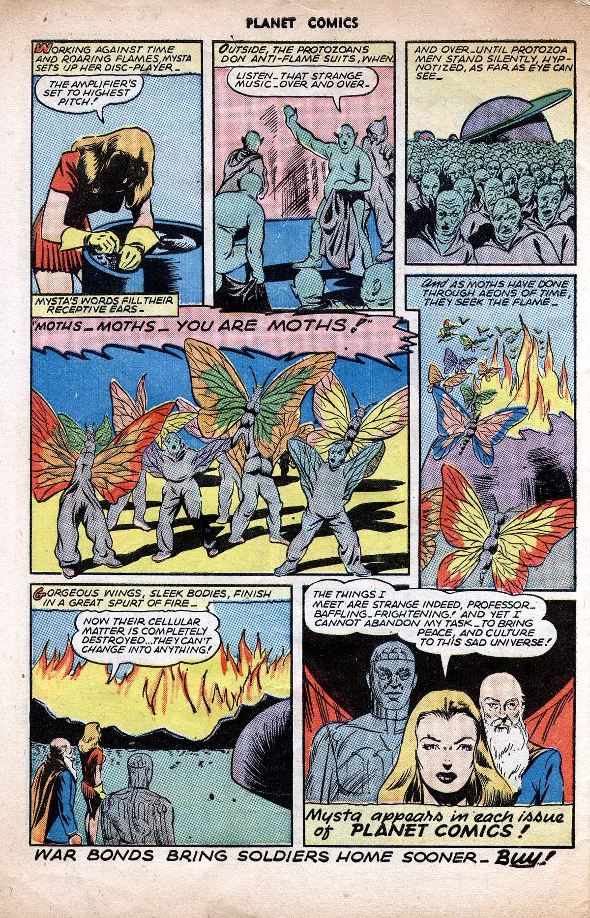 Planet Comics #38 (Fiction House), page 34. Public domain (US).