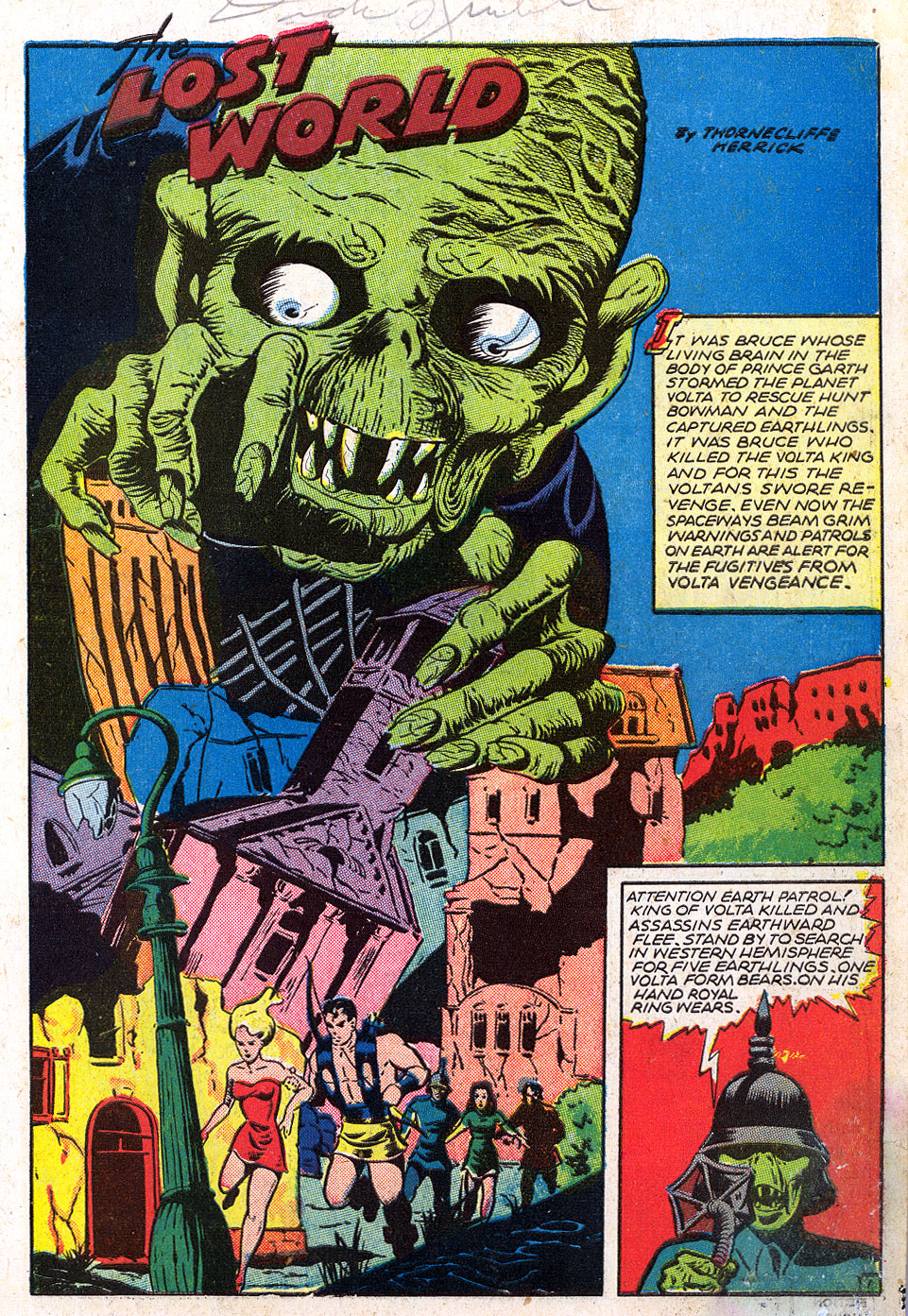 Planet Comics #39 (Fiction House), page 3. Public domain (US).