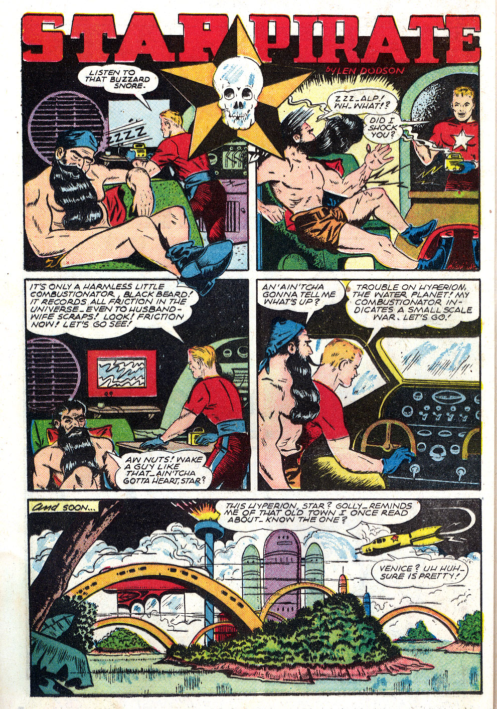 Planet Comics #39 (Fiction House), page 24. Public domain (US).