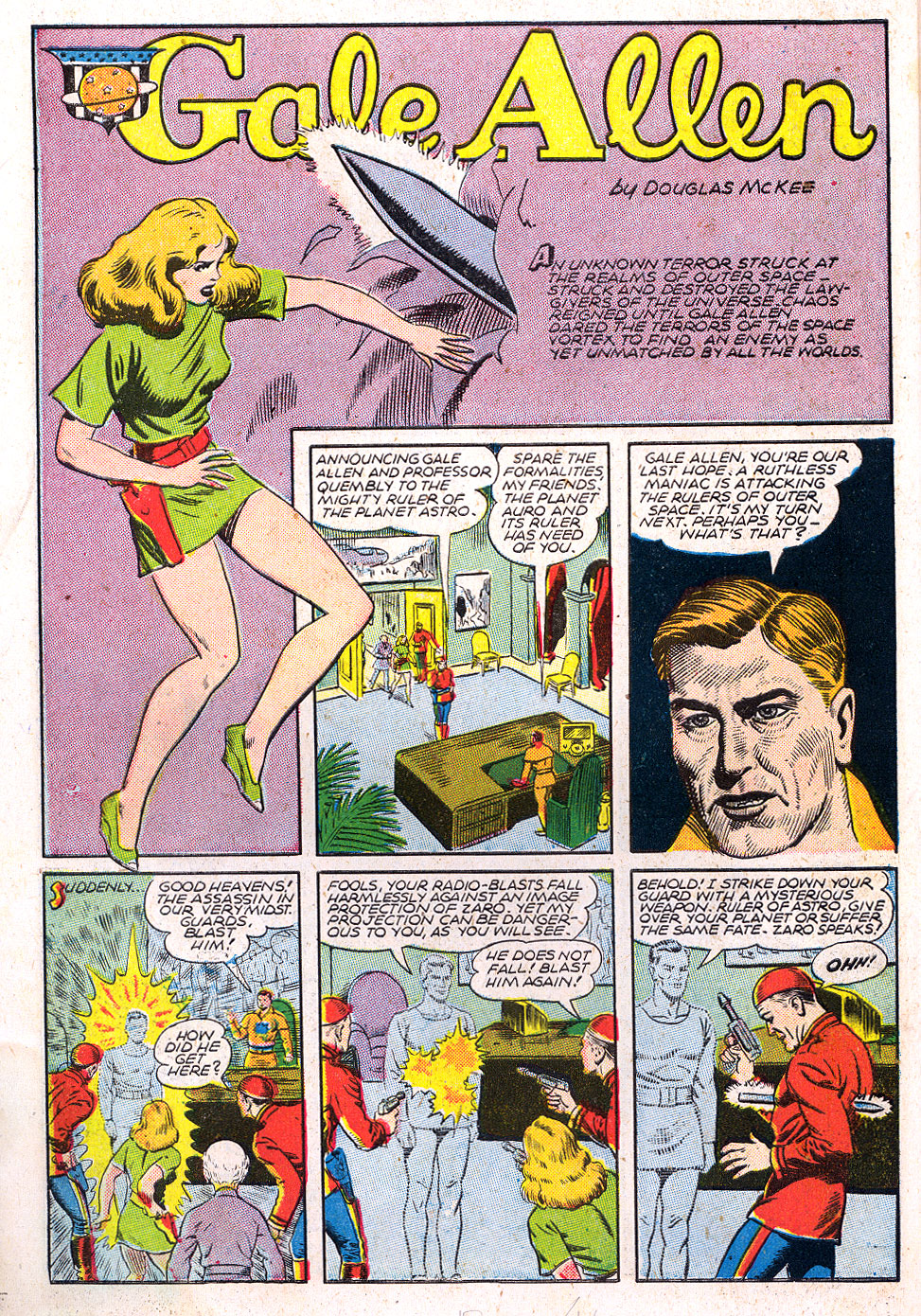 Planet Comics #39 (Fiction House), page 30. Public domain (US).