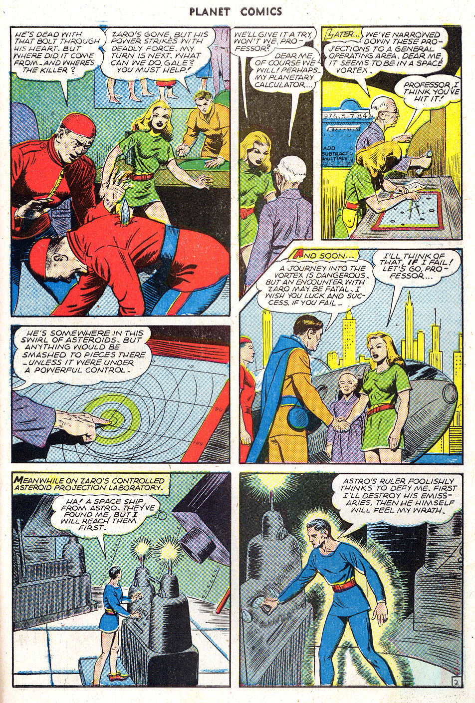 Planet Comics #39 (Fiction House), page 31. Public domain (US).