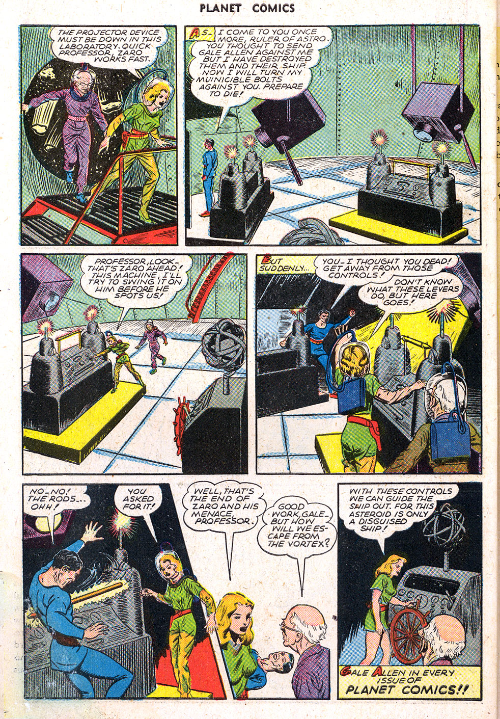 Planet Comics #39 (Fiction House), page 34. Public domain (US).