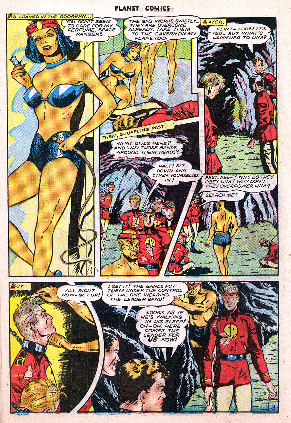 Planet Comics #40 (Fiction House), page 14. Public domain (US).