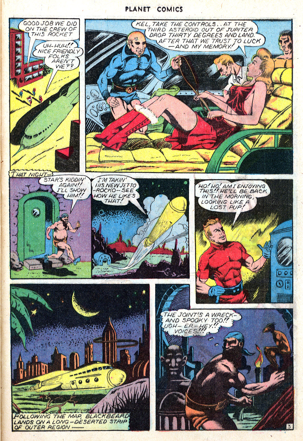 Planet Comics #40 (Fiction House), page 25. Public domain (US).