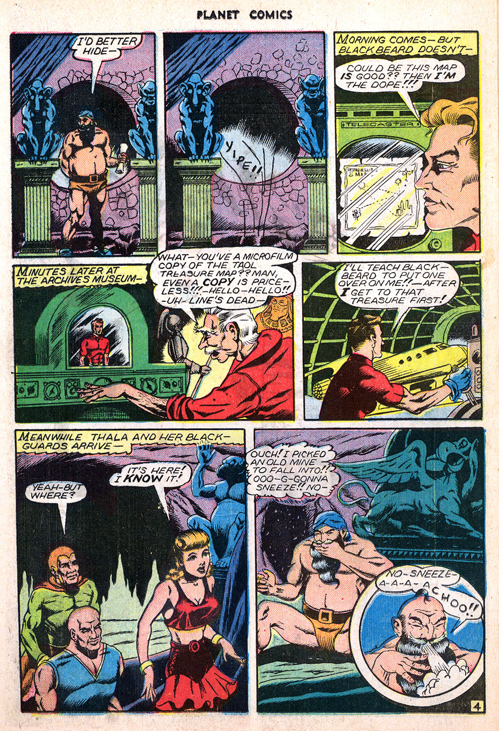 Planet Comics #40 (Fiction House), page 26. Public domain (US).