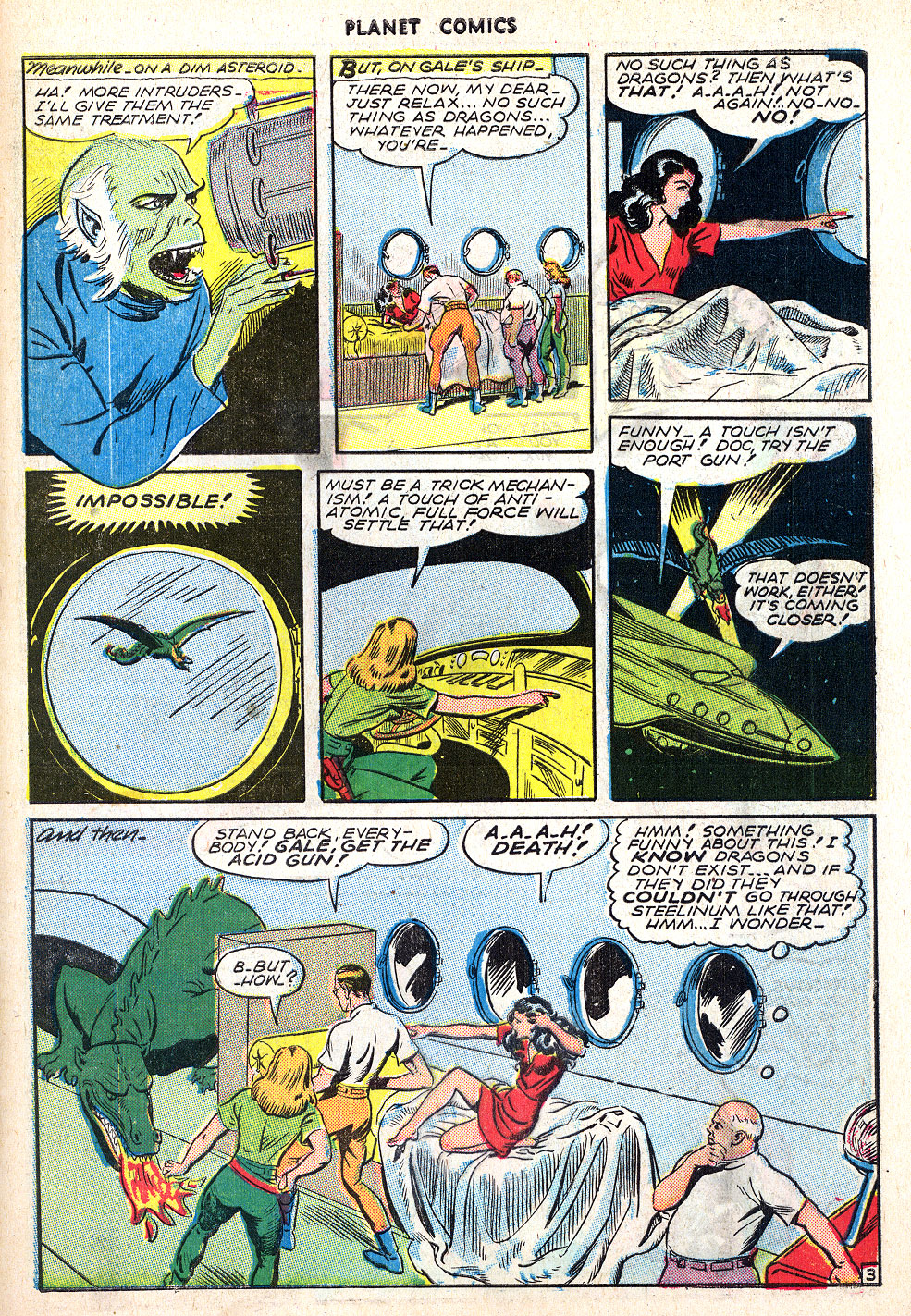 Planet Comics #40 (Fiction House), page 31. Public domain (US).