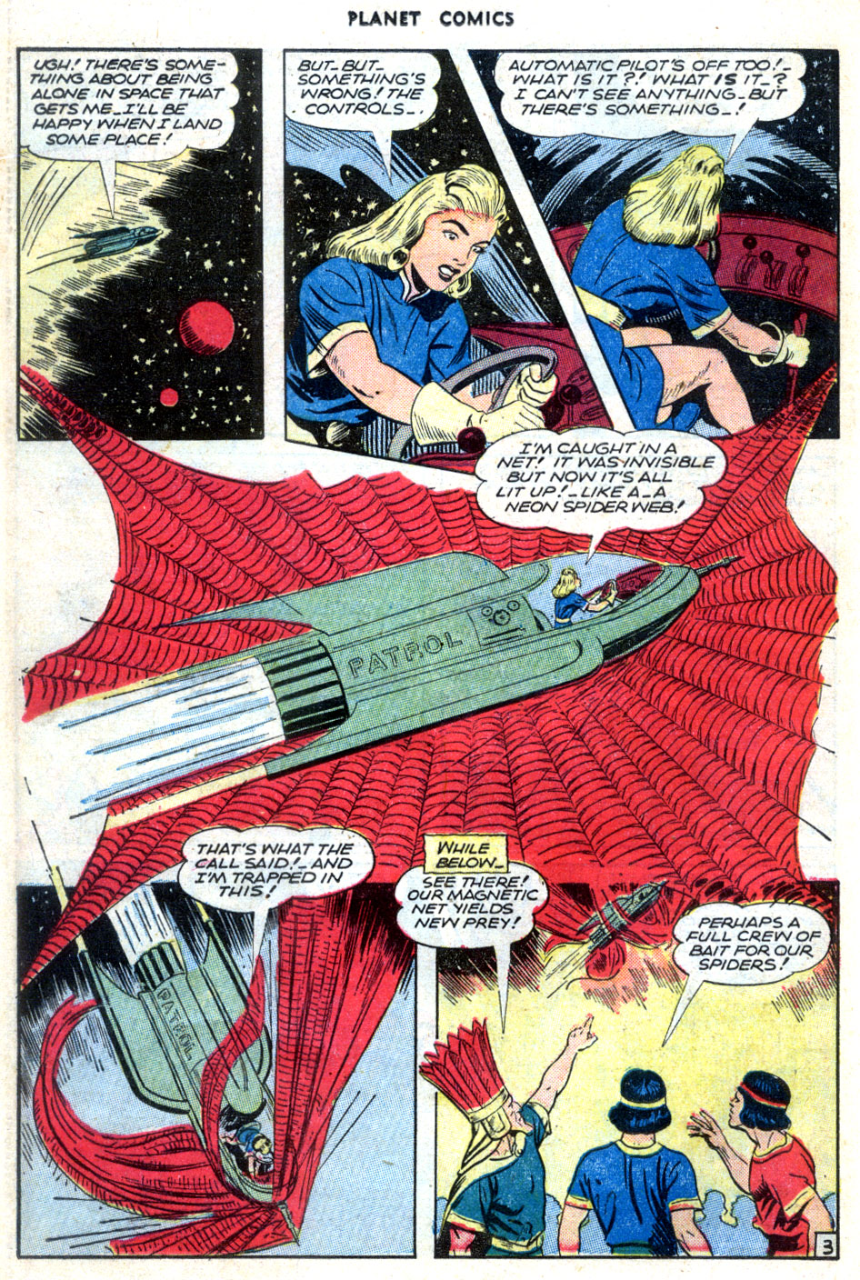 Planet Comics #41 (Fiction House), page 14. Public domain (US).