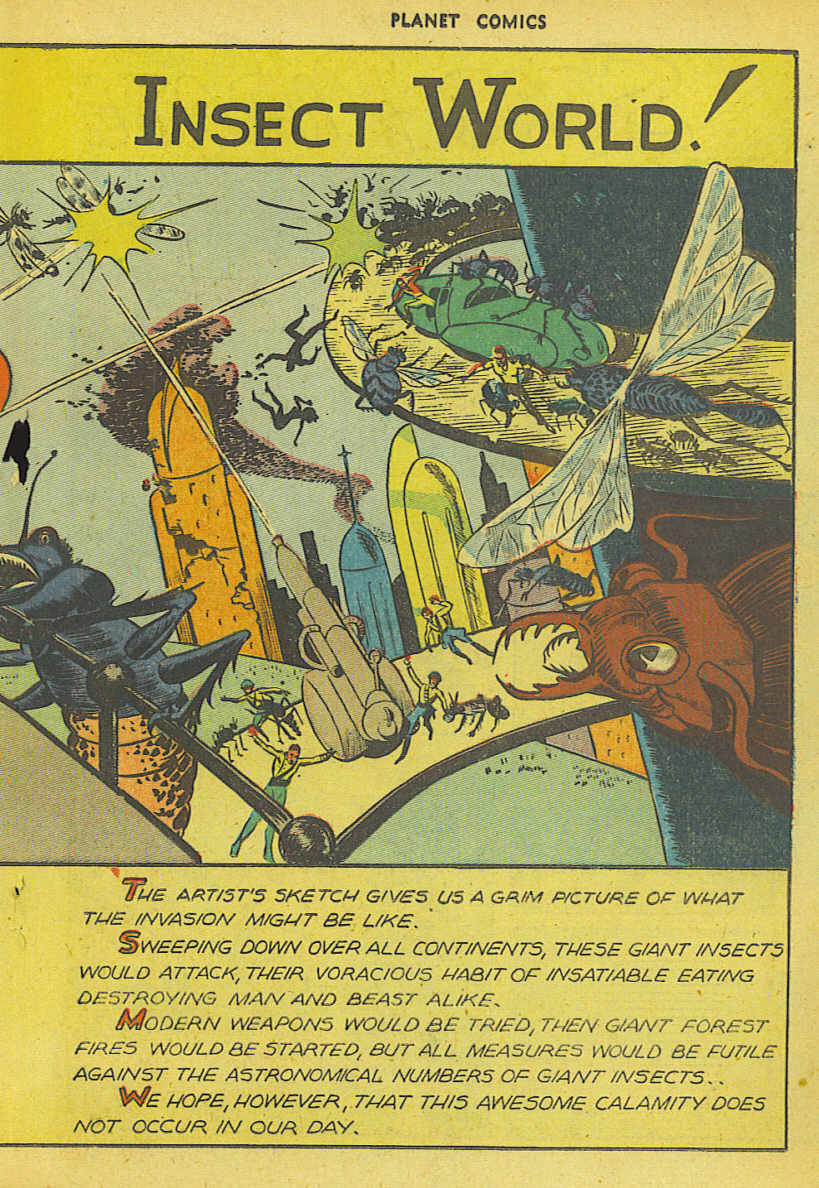 Planet Comics #41 (Fiction House), page 27. Public domain (US).