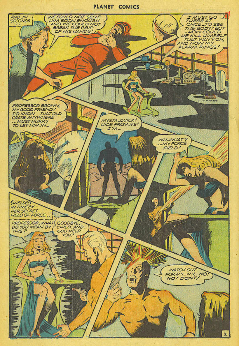 Planet Comics #41 (Fiction House), page 36. Public domain (US).