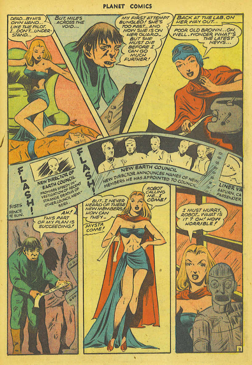 Planet Comics #41 (Fiction House), page 37. Public domain (US).