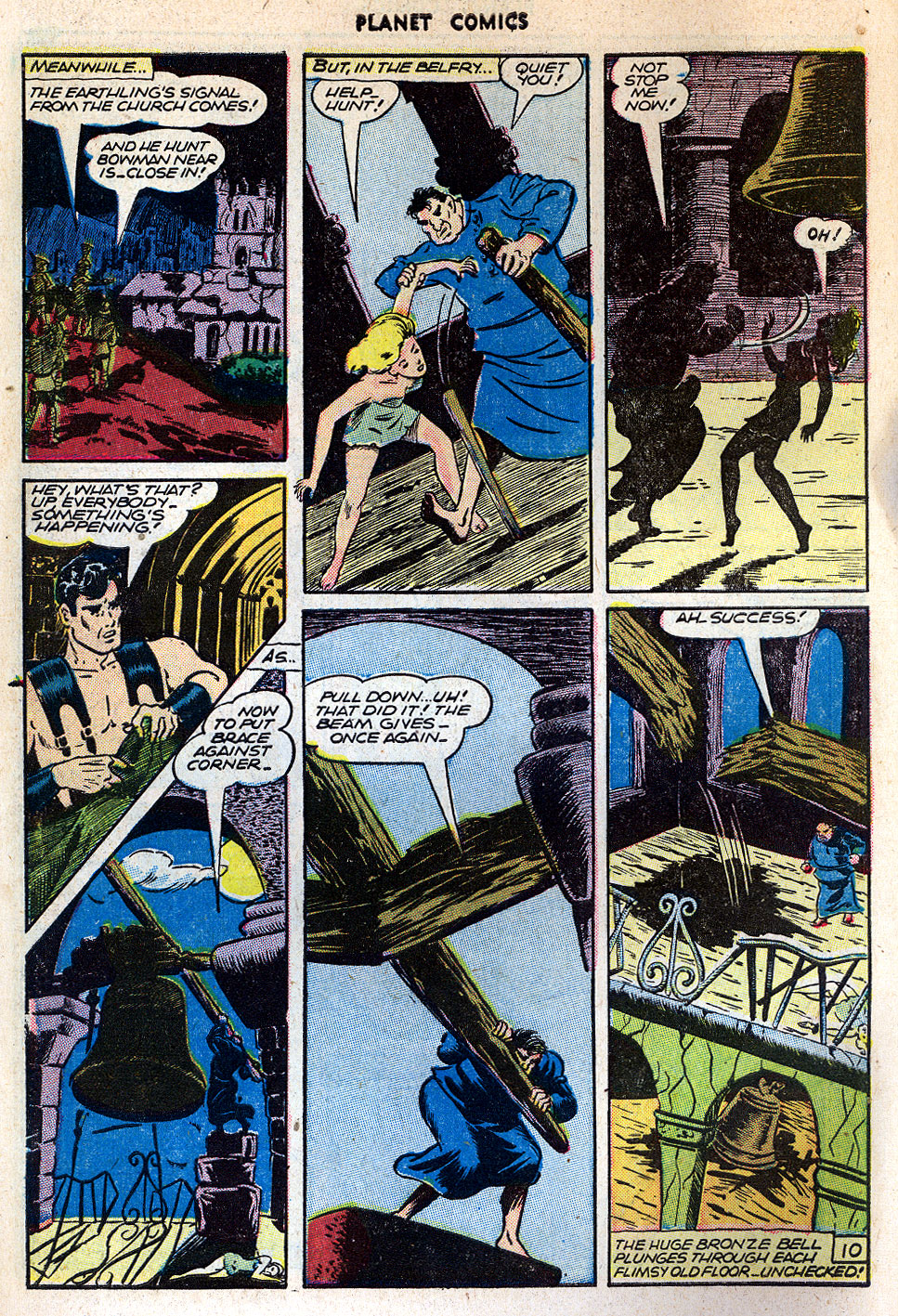 Planet Comics #42 (Fiction House), page 12. Public domain (US).