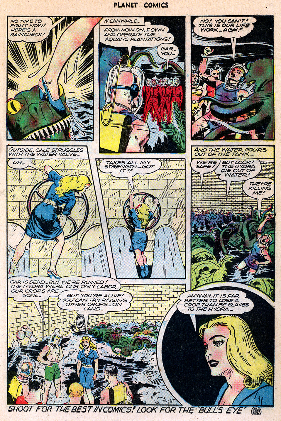 Planet Comics #42 (Fiction House), page 19. Public domain (US).