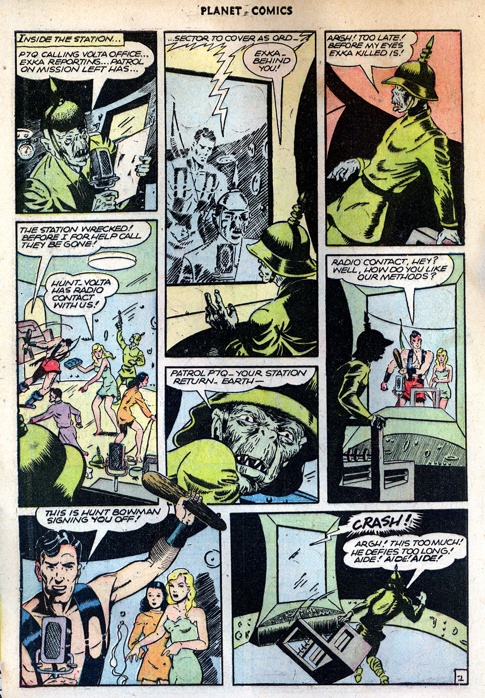 Planet Comics #42 (Fiction House), page 4. Public domain (US).