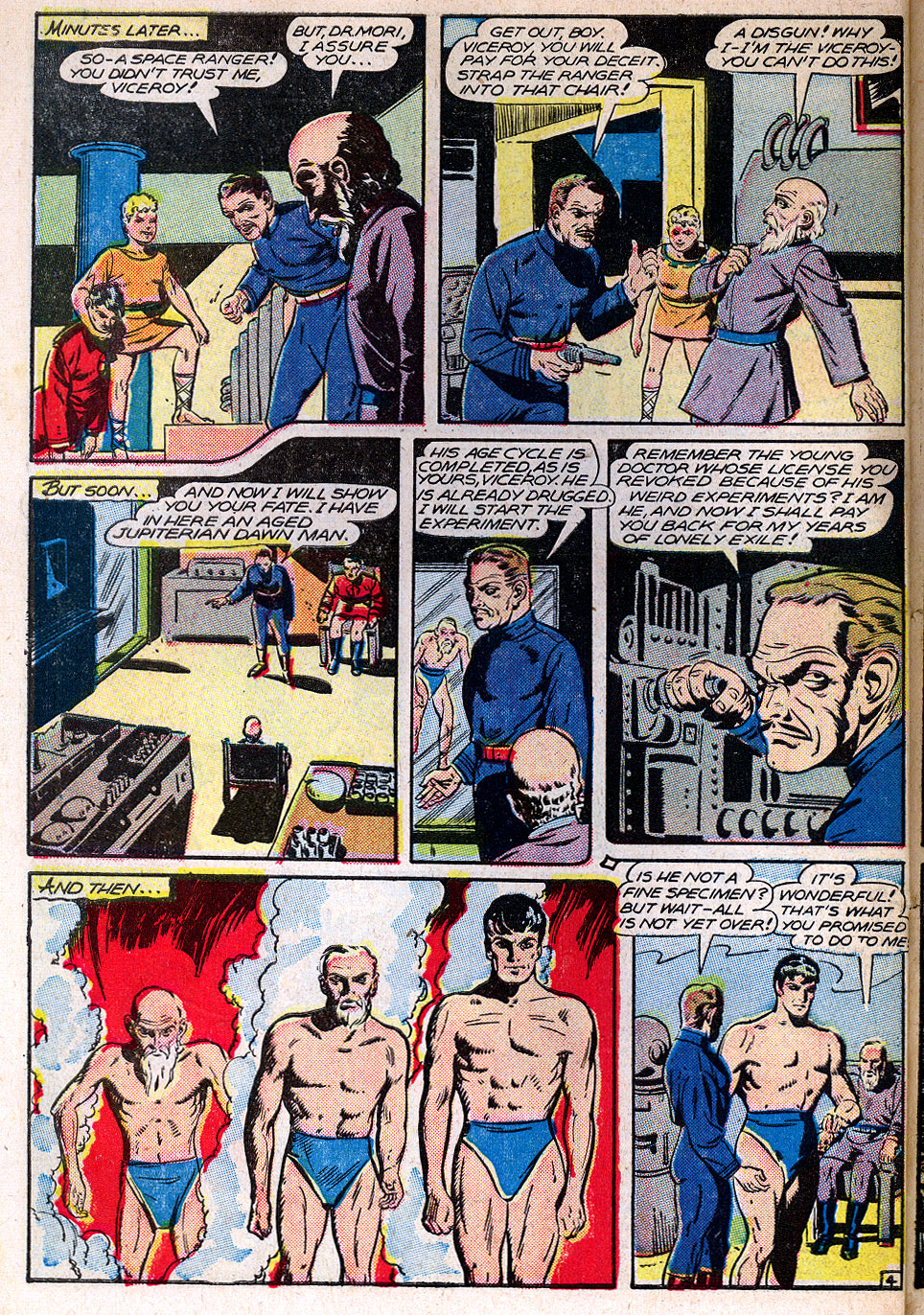 Planet Comics #42 (Fiction House), page 48. Public domain (US).