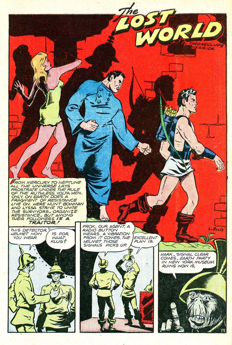 Planet Comics #43 (Fiction House), page 3. Public domain (US).