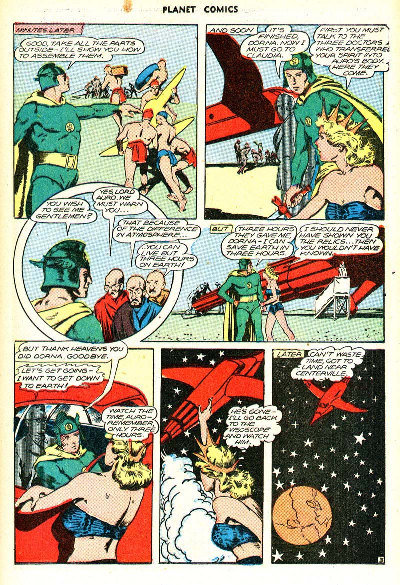Planet Comics #43 (Fiction House), page 21. Public domain (US).