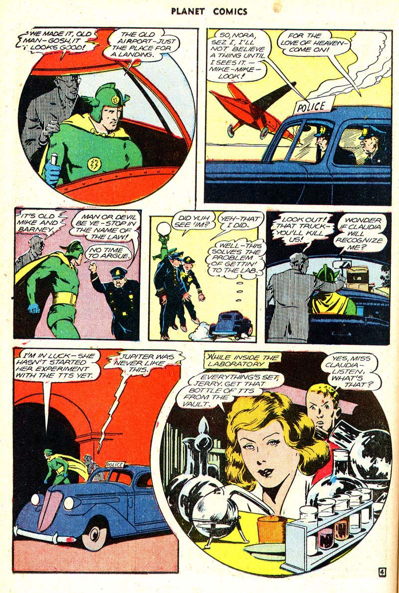 Planet Comics #43 (Fiction House), page 22. Public domain (US).