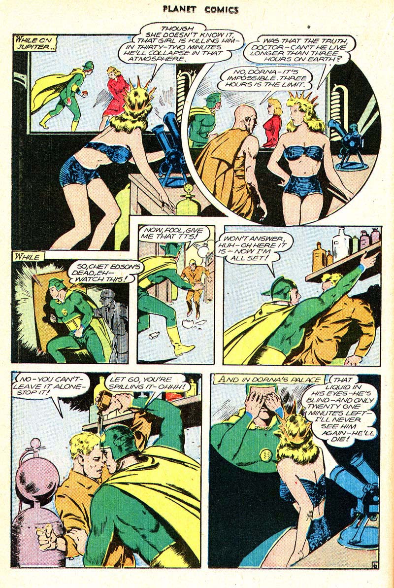Planet Comics #43 (Fiction House), page 24. Public domain (US).