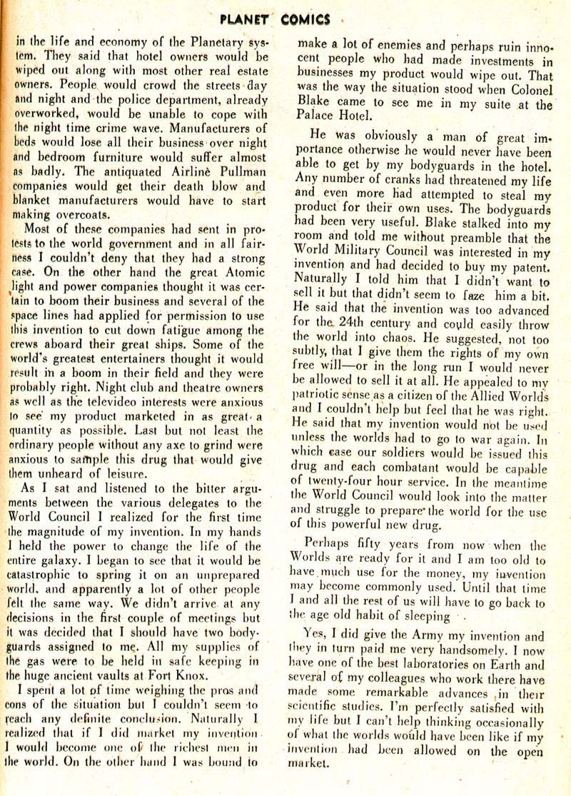 Planet Comics #43 (Fiction House), page 35. Public domain (US).