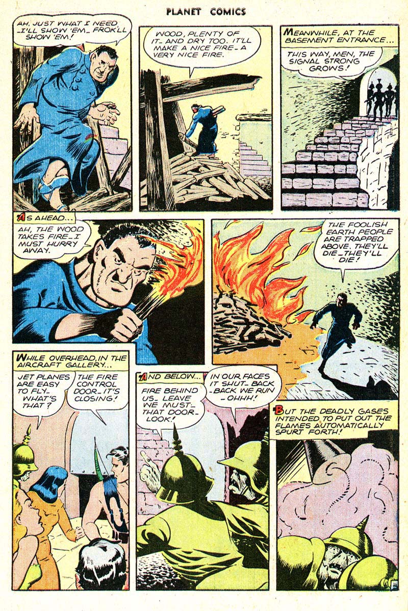 Planet Comics #43 (Fiction House), page 5. Public domain (US).