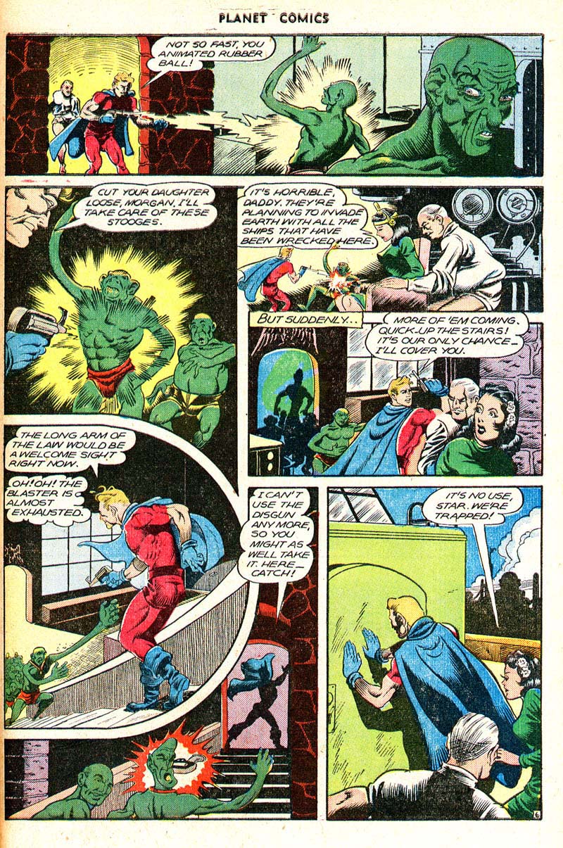 Planet Comics #43 (Fiction House), page 41. Public domain (US).