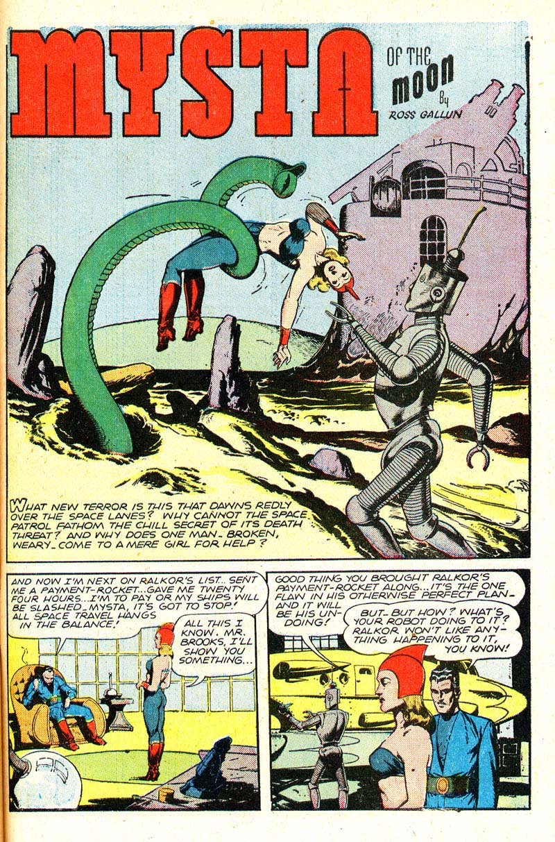 Planet Comics #43 (Fiction House), page 43. Public domain (US).
