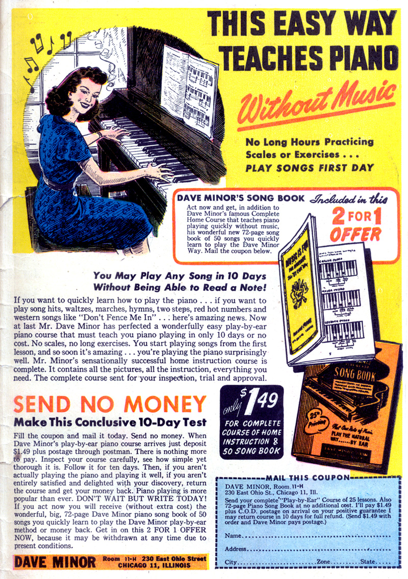 Planet Comics #43 (Fiction House), page 51. Public domain (US).